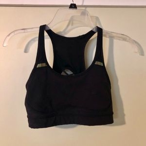 lululemon athletica Webbed-Back Black Sports Bra